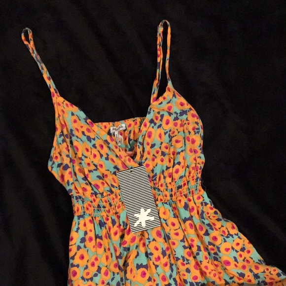 Splendid Watercolor Floral Maxi Dress Sz M - Picture 2 of 7